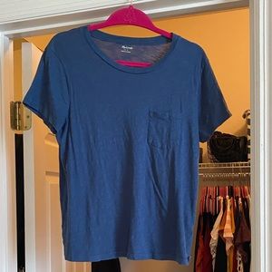 Madewell Size L Blue Tee